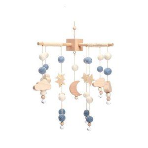 Baby Mobile for Crib | Baby Crib Nursery Mobile Star Moon | Boho Nursery Decor